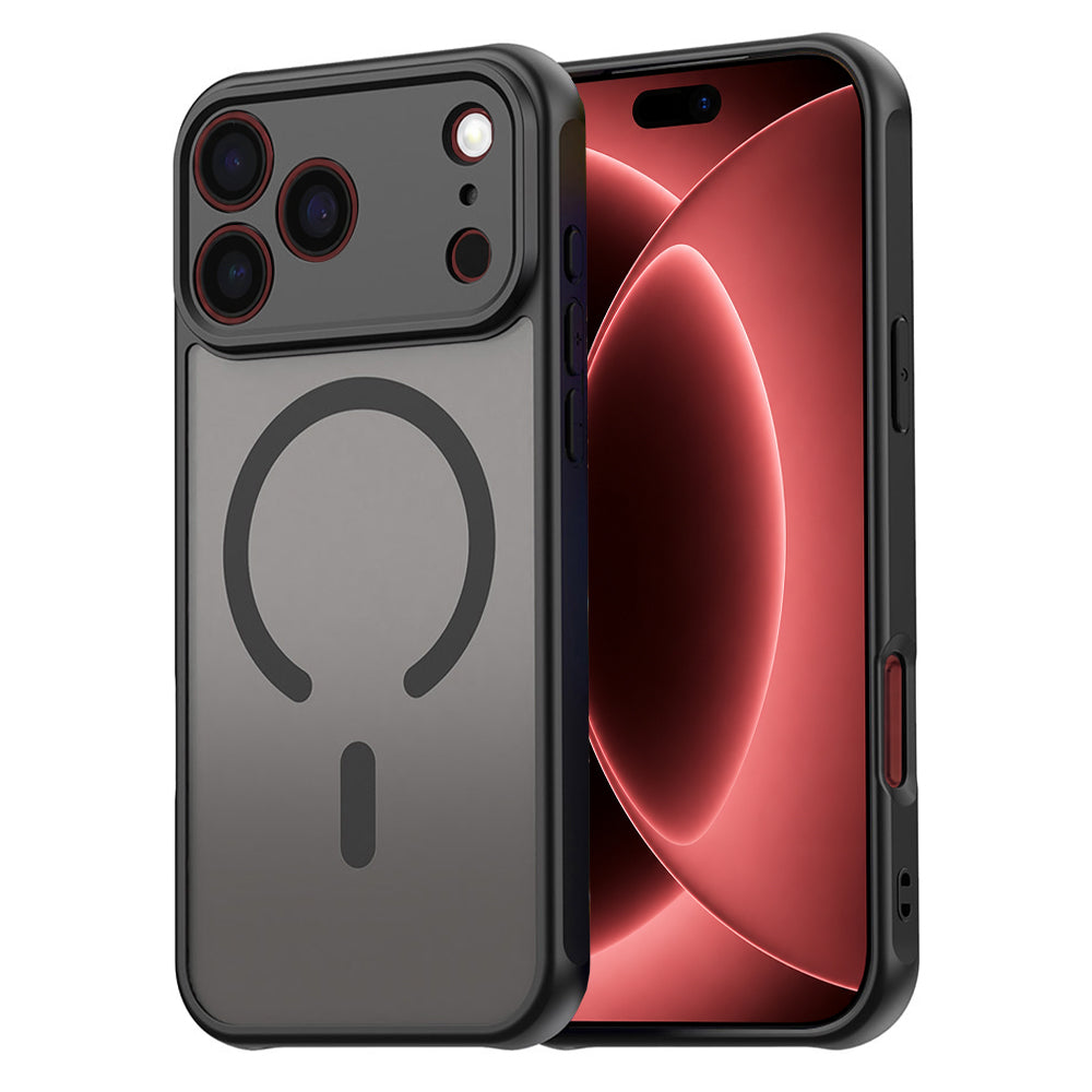 Husa de protectie Techsuit HaloFrost II MagSafe compatibil cu iPhone 18 Pro Max / iPhone 17 Pro Max, Negru