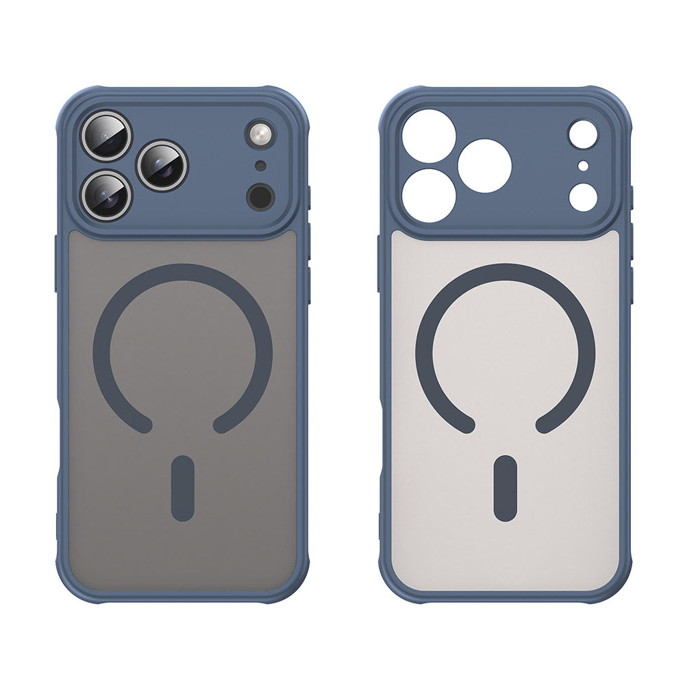 Husa de protectie Techsuit HaloFrost II MagSafe compatibil cu iPhone 18 Pro / iPhone 17 Pro, Albastru