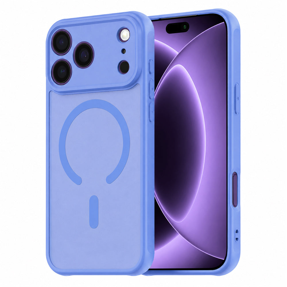Husa de protectie Techsuit HaloFrost II MagSafe compatibil cu iPhone 18 Pro / iPhone 17 Pro, Albastru