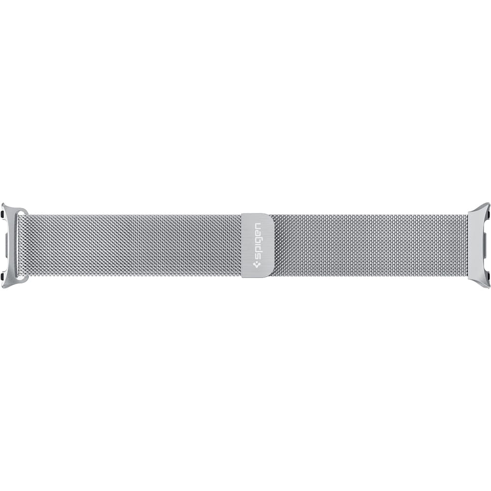 Curea smartwatch Spigen Metal Fit compatibil cu Samsung Galaxy Watch9 / Watch8 / Watch8 Classic, Argintiu