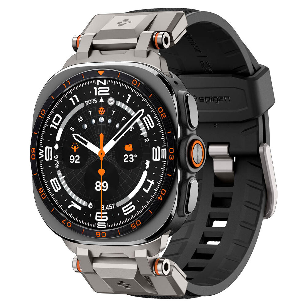 Curea smartwatch Spigen DuraPro Armor compatibil cu Samsung Galaxy Watch Ultra 2 / Watch Ultra 47mm, Negru