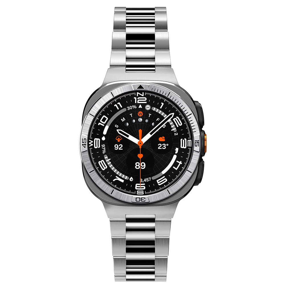 Rama pentru Samsung Galaxy Watch Ultra 2 - Spigen Bezel Tune Pilot (ACS11616) - Silver