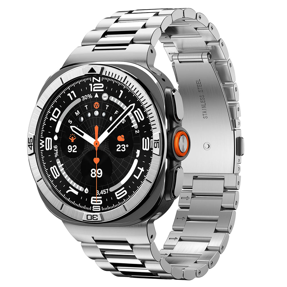 Rama pentru Samsung Galaxy Watch Ultra 2 - Spigen Bezel Tune Pilot (ACS11616) - Silver