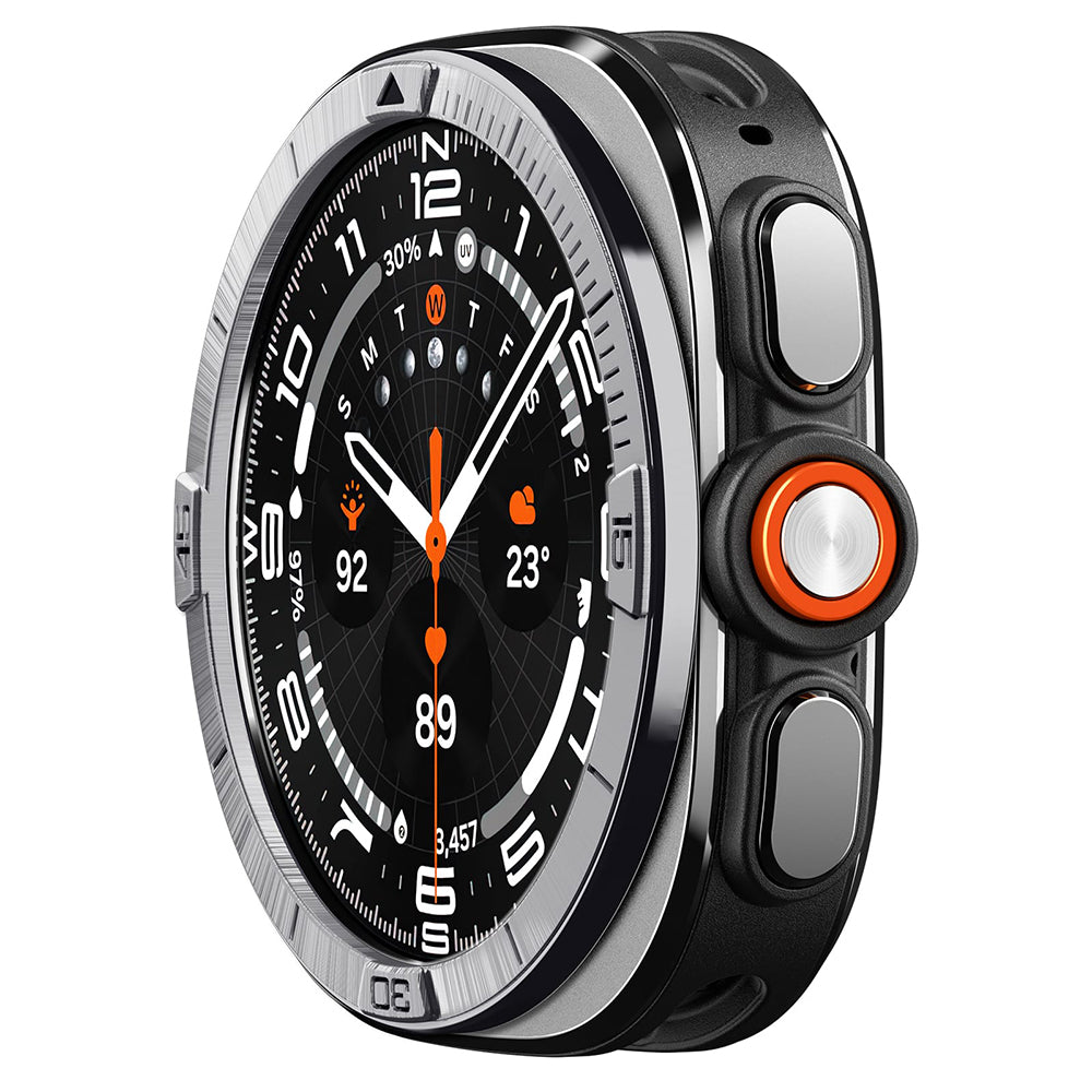 Rama pentru Samsung Galaxy Watch Ultra 2 - Spigen Bezel Tune Pilot (ACS11616) - Silver