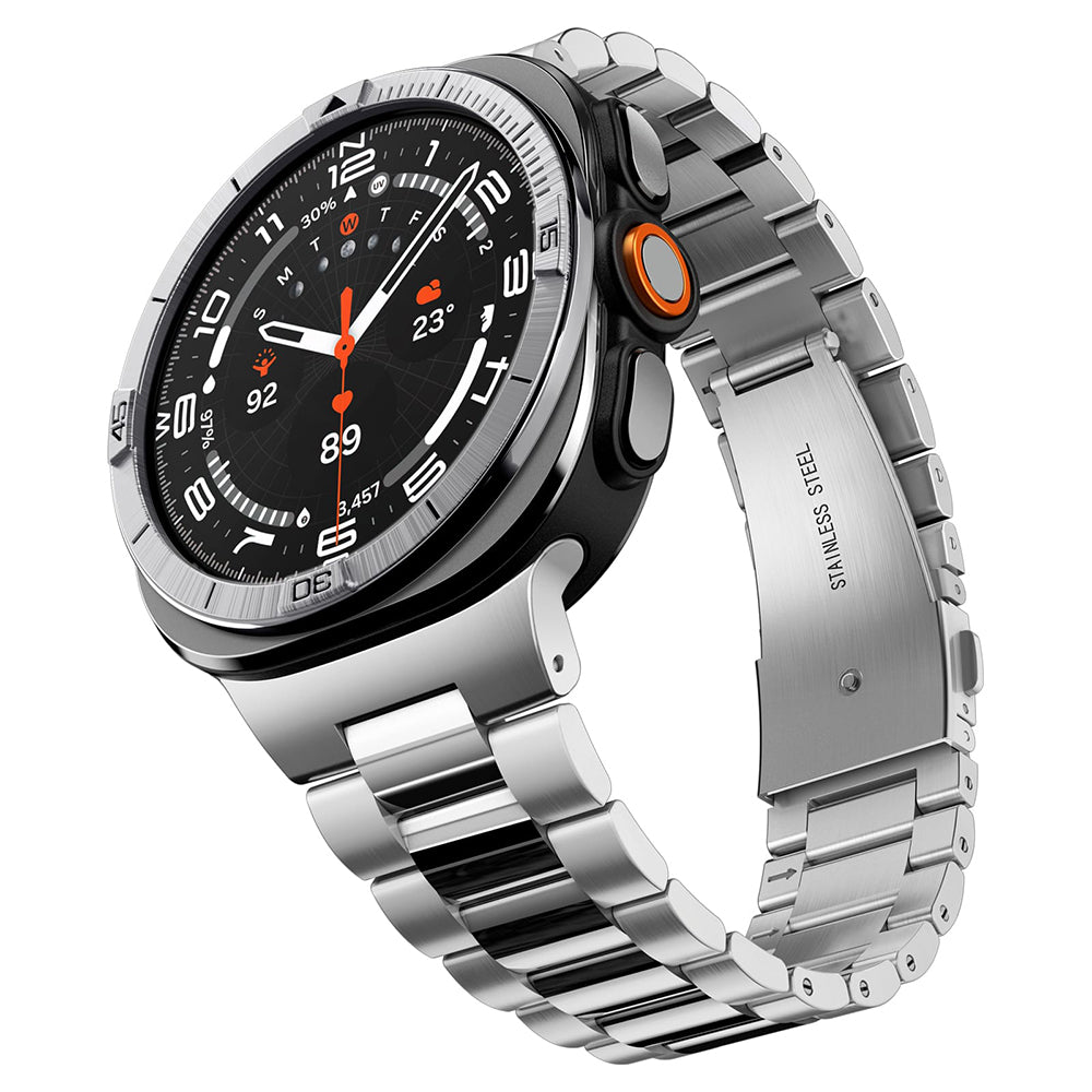 Rama pentru Samsung Galaxy Watch Ultra 2 - Spigen Bezel Tune Pilot (ACS11616) - Silver
