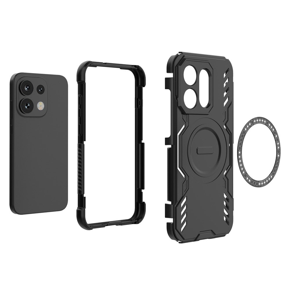 Husa de protectie Techsuit ArmorMag compatibil cu Oppo Reno16 / Reno16 Pro, Albastru