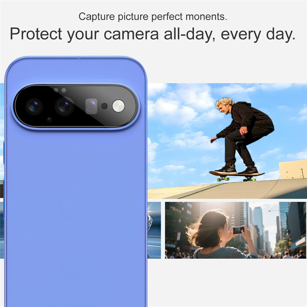 Folie de protectie Techsuit Full Camera Glass compatibil cu Google Pixel 11, Negru