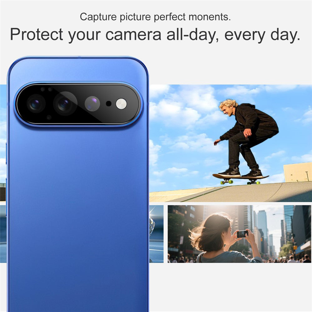 Folie de protectie Techsuit Full Camera Glass compatibil cu Google Pixel 11 Pro XL, Negru