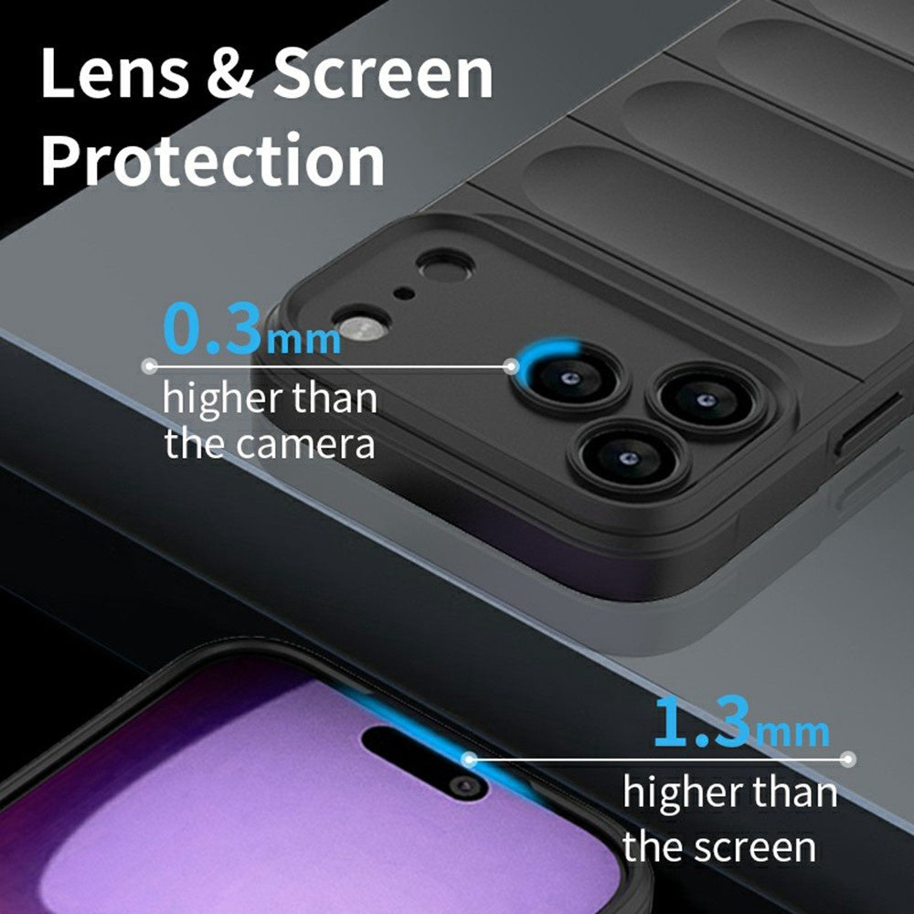 Husa de protectie Techsuit Magic Shield compatibil cu iPhone 17 Pro / iPhone 18 Pro, Negru