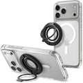 Suport Inel Spigen Dual Pop MagSafe S (AMP11735), Silicon, Negru