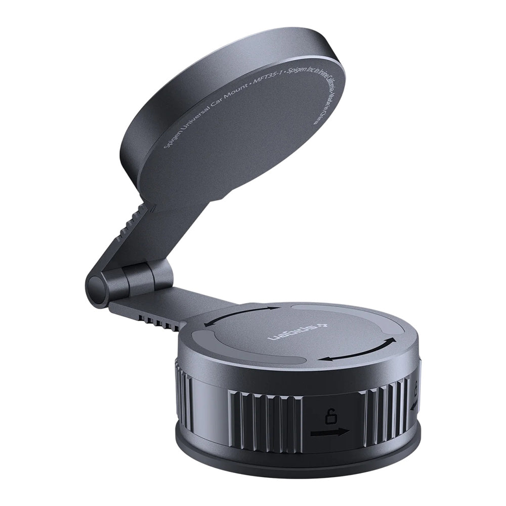 Suport Auto Spigen MFT35-1 (ACP11659), MagSafe, Bord, Negru