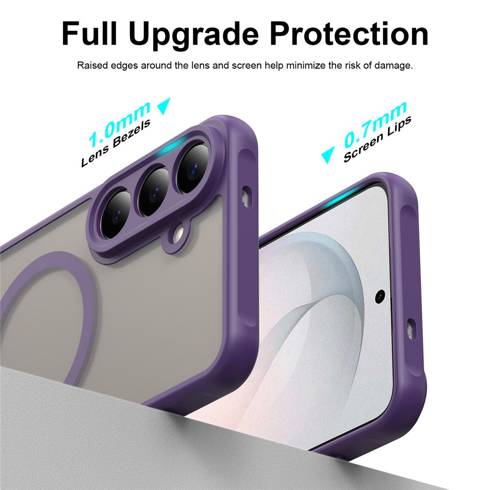 Husa de protectie Techsuit HaloFrost II MagSafe compatibil cu Samsung Galaxy S26 FE, Mov