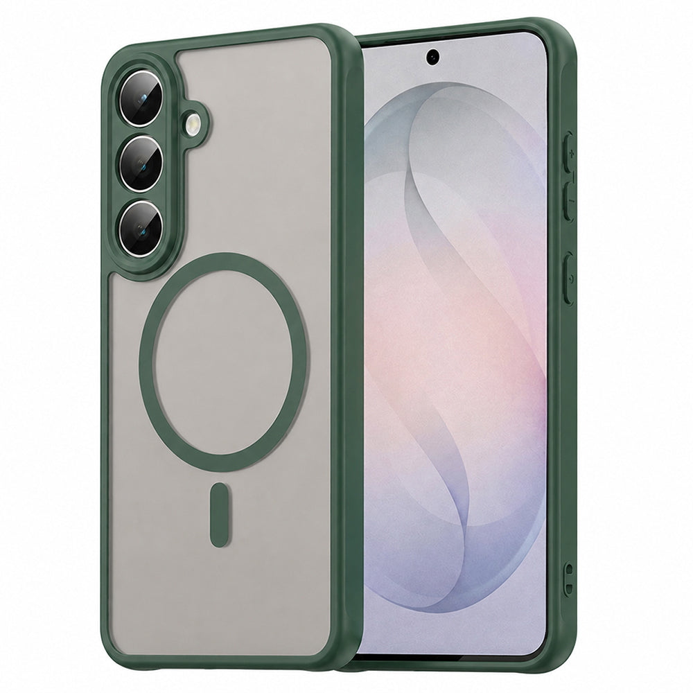 Husa de protectie Techsuit HaloFrost II MagSafe compatibil cu Samsung Galaxy S26 FE, Verde