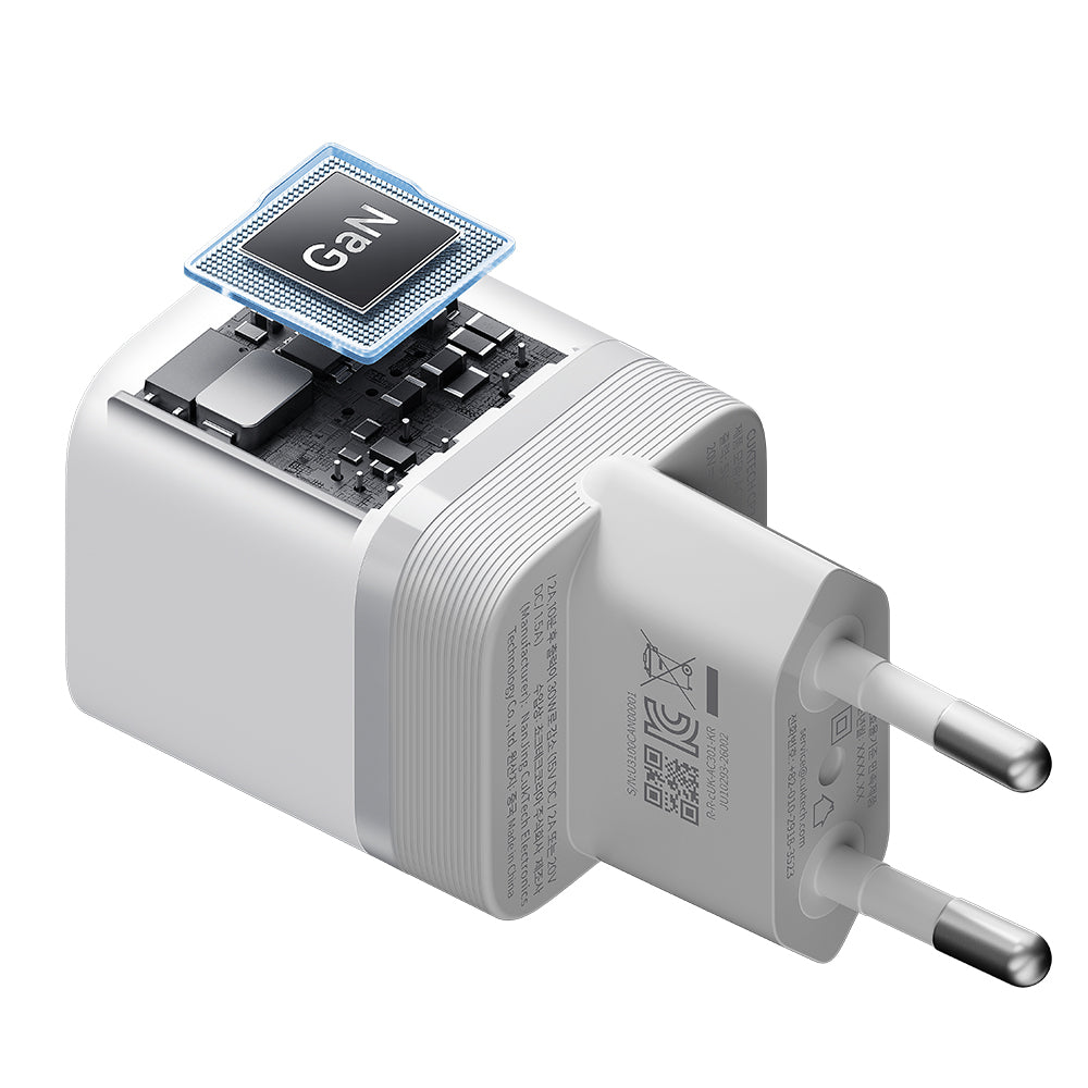 Incarcator Cuktech (CKAC301SEUWH), USB-C, 40W GaN, Alb