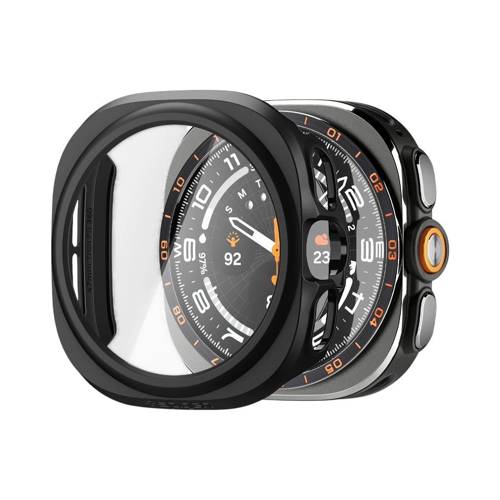 Husa smartwatch Spigen compatibil cu Samsung Galaxy Watch Ultra 2, Negru
