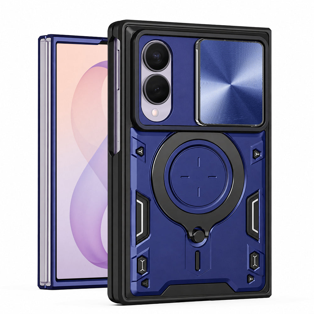 Husa de protectie Techsuit CamGuard Pro compatibil cu Samsung Galaxy Z Fold8, Albastru