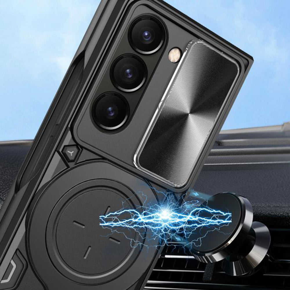 Husa de protectie Techsuit CamGuard Pro compatibil cu Samsung Galaxy Z Fold8, Albastru