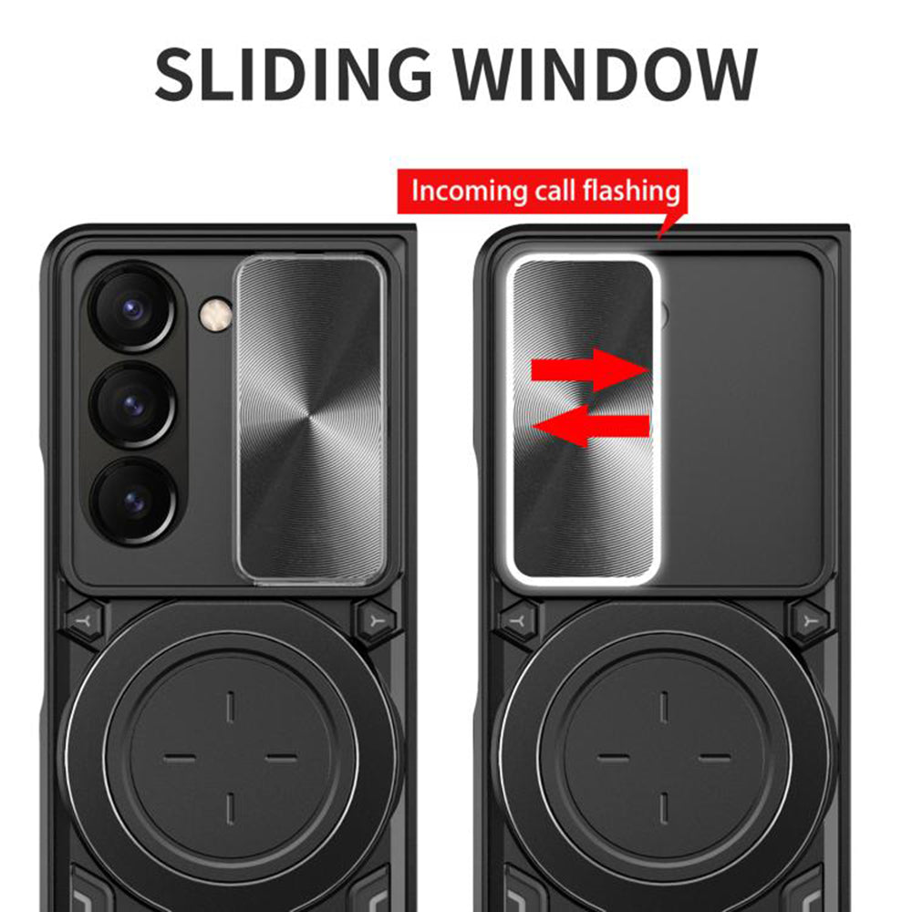 Husa de protectie Techsuit CamGuard Pro compatibil cu Samsung Galaxy Z Fold8, Roșu