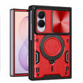 Husa de protectie Techsuit CamGuard Pro compatibil cu Samsung Galaxy Z Fold8, Roșu