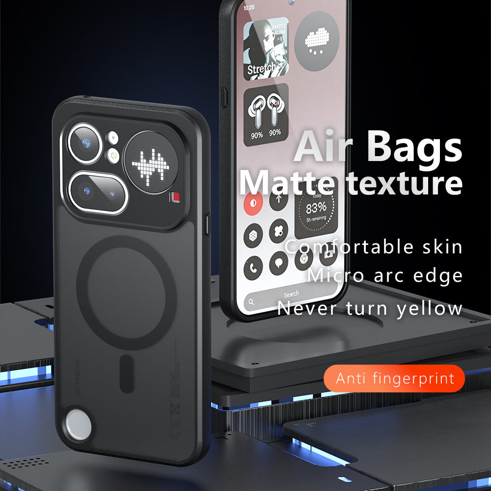 Husa de protectie Techsuit PureFrost MagSafe compatibil cu Nothing Phone (4b), Negru