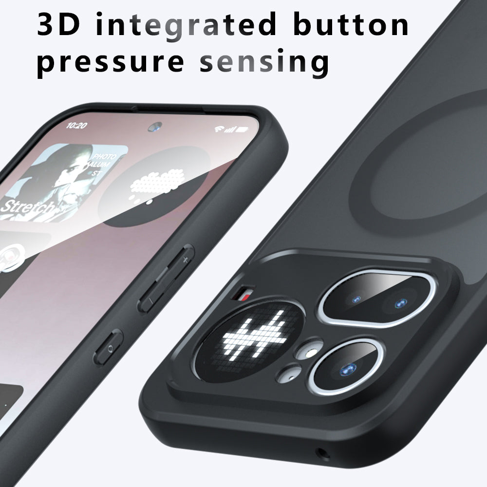 Husa de protectie Techsuit PureFrost MagSafe compatibil cu Nothing Phone (4b), Negru