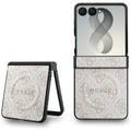 Husa de protectie Guess 4G Leather Classic compatibil cu Samsung Galaxy Z Flip8, Roz