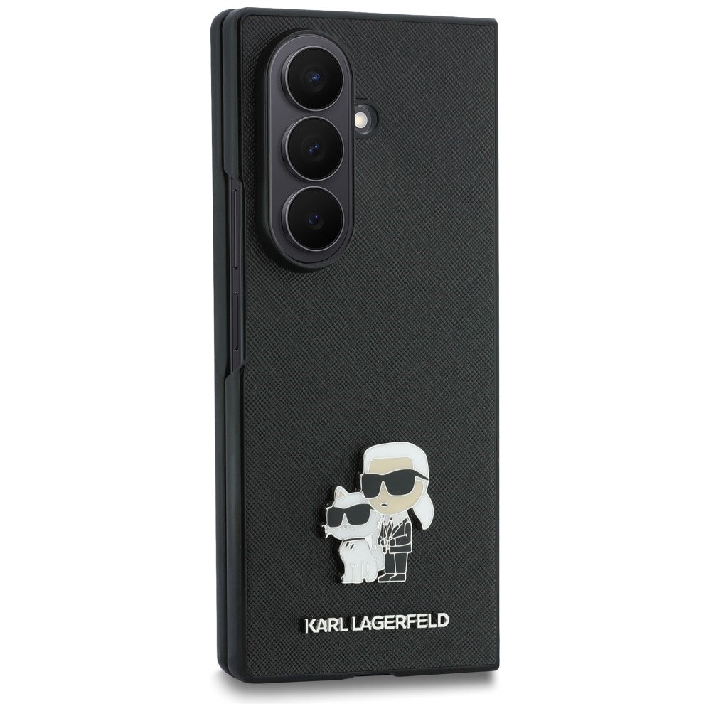 Husa de protectie Karl Lagerfeld Saffiano compatibil cu Samsung Galaxy Z Fold8 Ultra, Gri