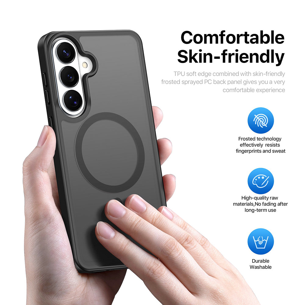Husa de protectie Dux Ducis Yind MagSafe compatibil cu Samsung Galaxy S26, Mov