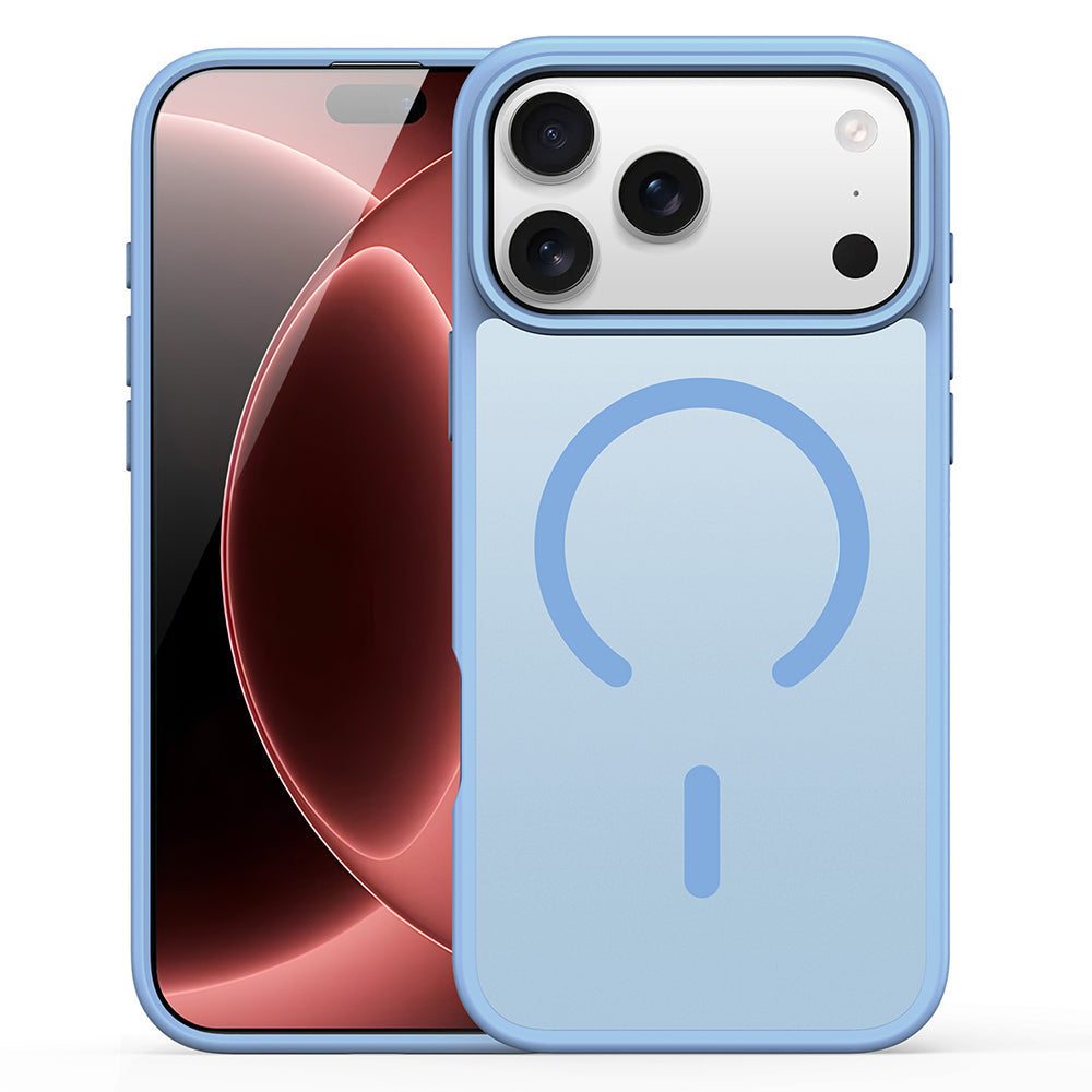 Husa de protectie Dux Ducis Yind MagSafe compatibil cu iPhone 18 Pro / iPhone 17 Pro, Albastru