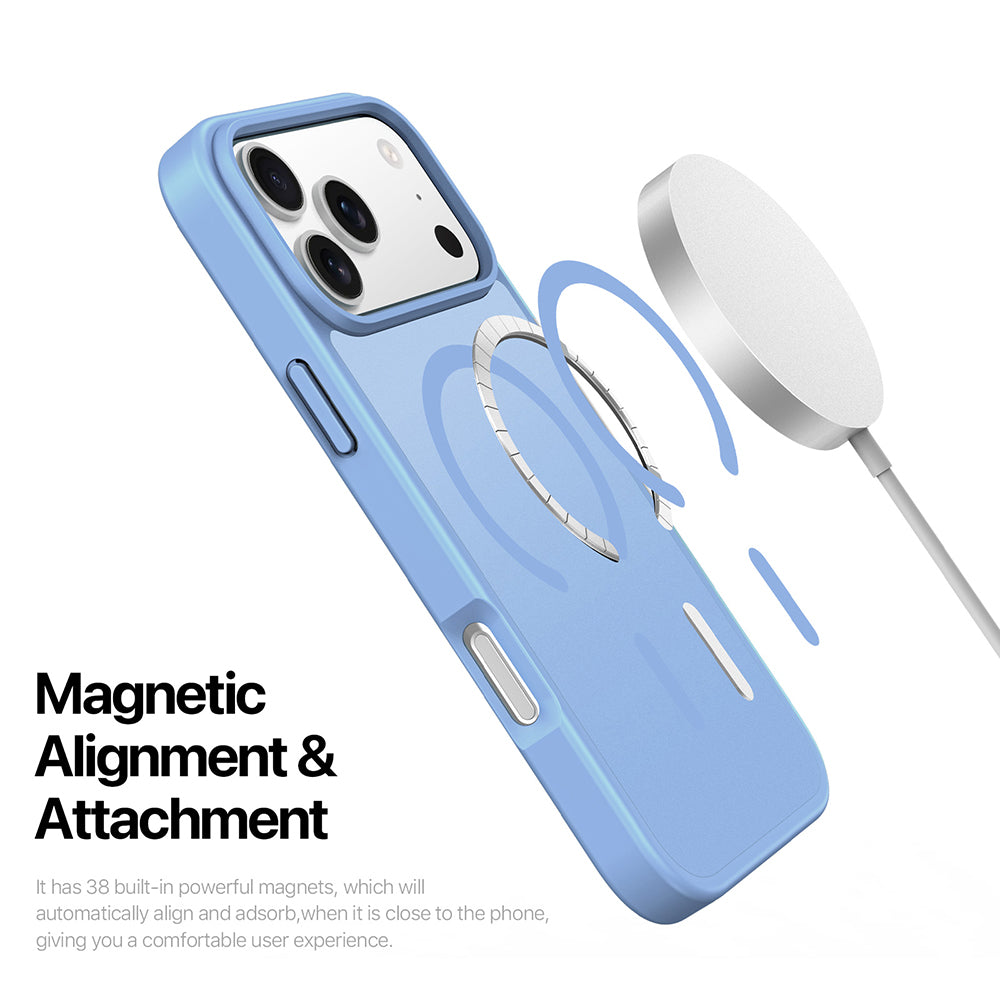 Husa de protectie Dux Ducis Yind MagSafe compatibil cu iPhone 17 Pro / iPhone 18 Pro, Gri