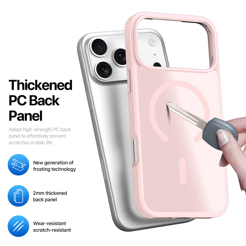 Husa de protectie Dux Ducis Yind MagSafe compatibil cu iPhone 18 Pro / iPhone 17 Pro, Visiniu