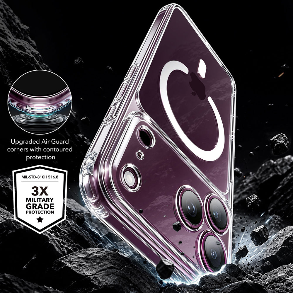 Husa de protectie ESR Classic Hybrid HaloLock compatibil cu iPhone 18 Pro, Transparent