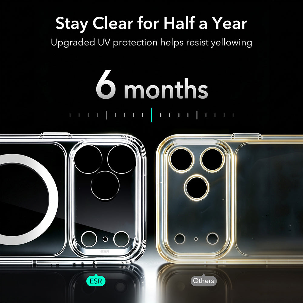 Husa de protectie ESR Classic Hybrid HaloLock compatibil cu iPhone 18 Pro, Transparent