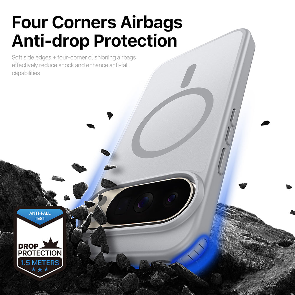Husa de protectie Dux Ducis Yind MagSafe compatibil cu Google Pixel 11 / 11 Pro / 10, Negru