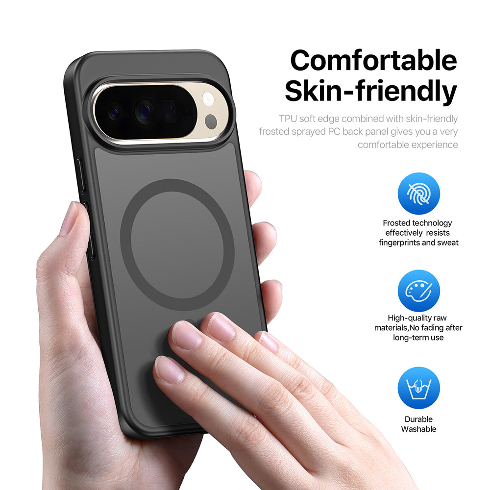 Husa de protectie Dux Ducis Yind MagSafe compatibil cu Google Pixel 11 Pro XL / 10 Pro XL / 9 Pro XL, Gri