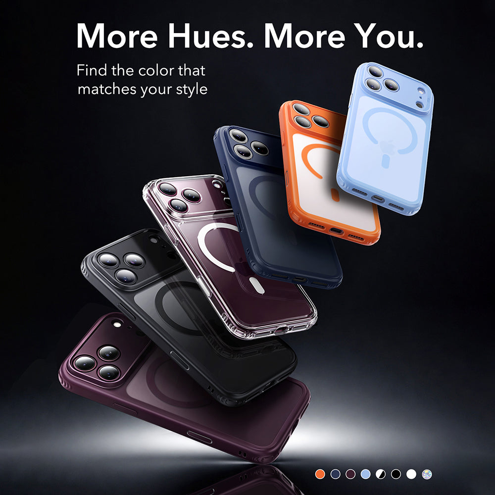 Husa de protectie ESR compatibil cu iPhone 18 Pro, Negru/Transparent