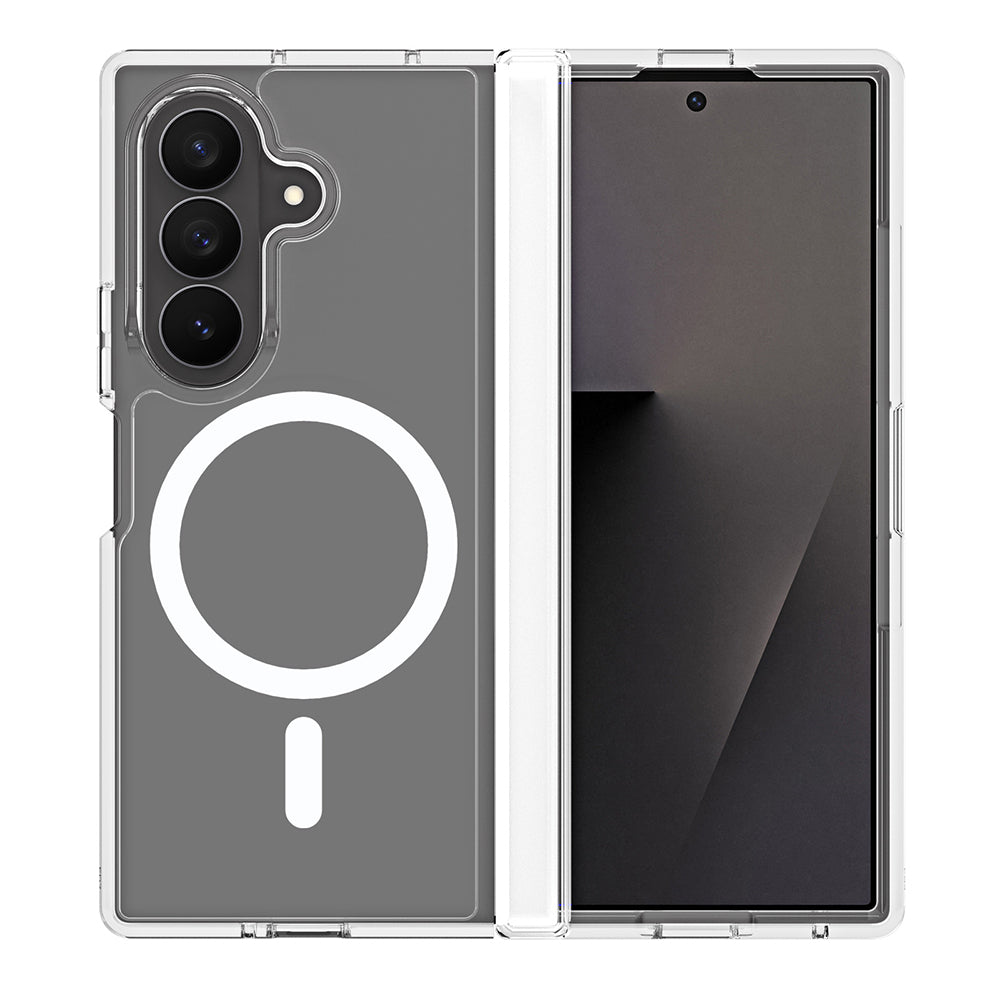 Husa de protectie Dux Ducis Clin Magnetic Series compatibil cu Samsung Galaxy Z Fold8 Ultra, Transparent