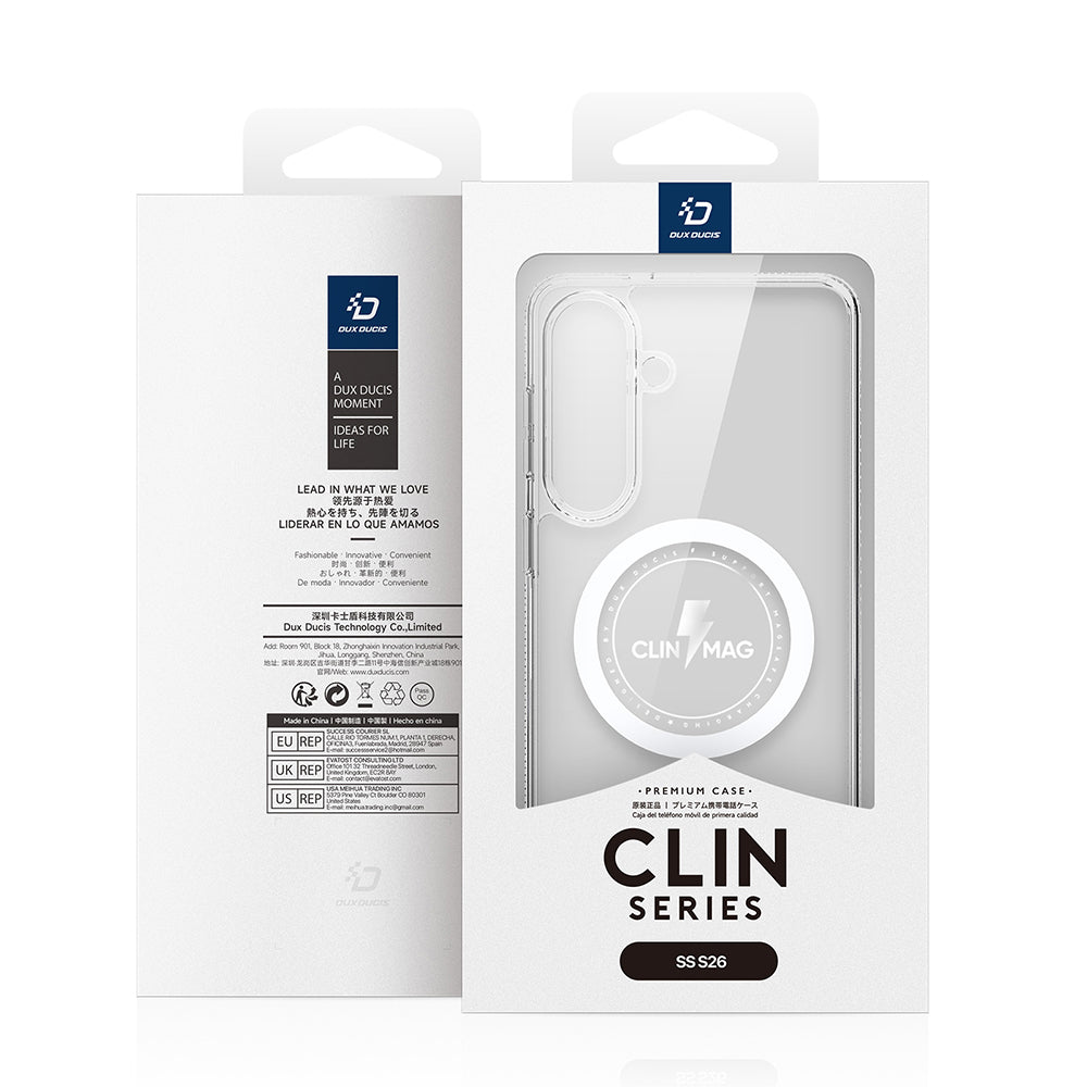 Husa de protectie Dux Ducis Clin Magnetic Series compatibil cu Samsung Galaxy S26, Transparent