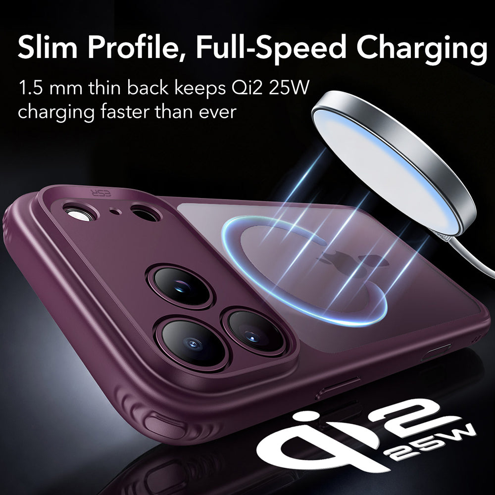 Husa de protectie ESR compatibil cu iPhone 17 Pro Max / iPhone 18 Pro Max, Bordo