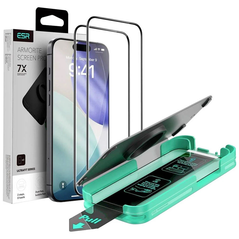 Folie de protectie ESR Armorite compatibil cu iPhone 17 Pro Max / iPhone 18 Pro Max, Negru