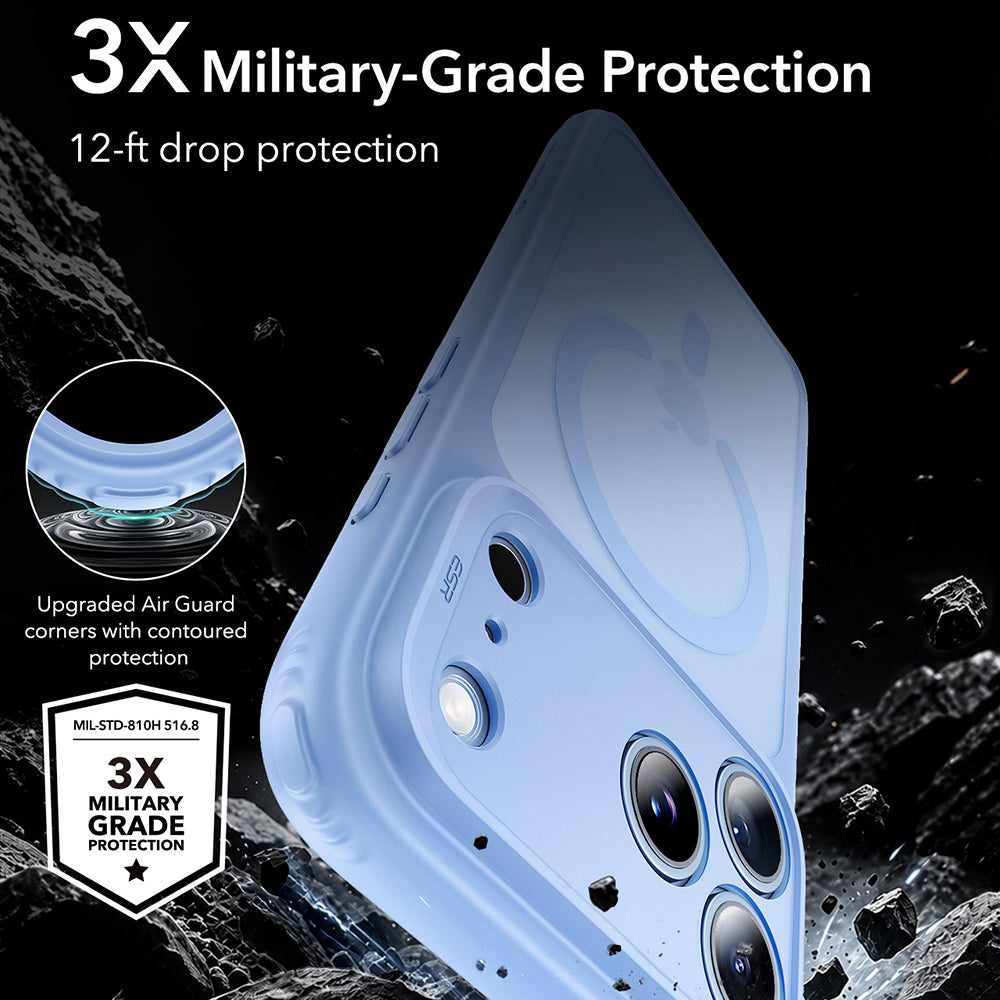 Husa de protectie ESR compatibil cu iPhone 18 Pro, Albastru