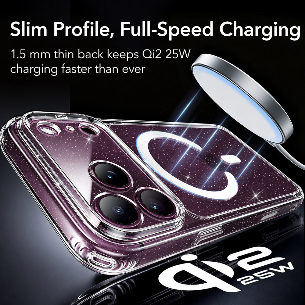 Husa de protectie ESR Classic Hybrid compatibil cu iPhone 18 Pro, Transparent