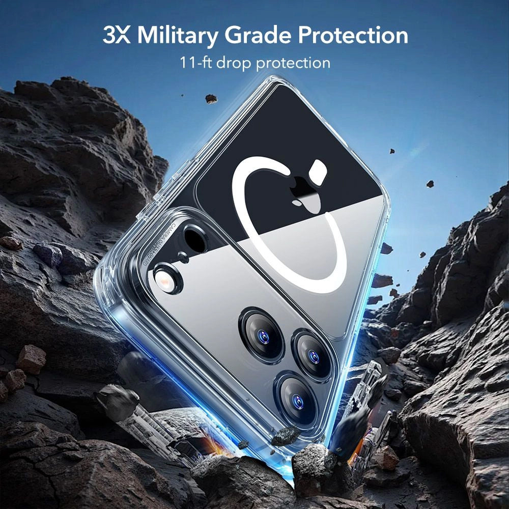 Husa de protectie ESR Classic Hybrid compatibil cu iPhone 17 Pro Max / iPhone 18 Pro Max, Transparent