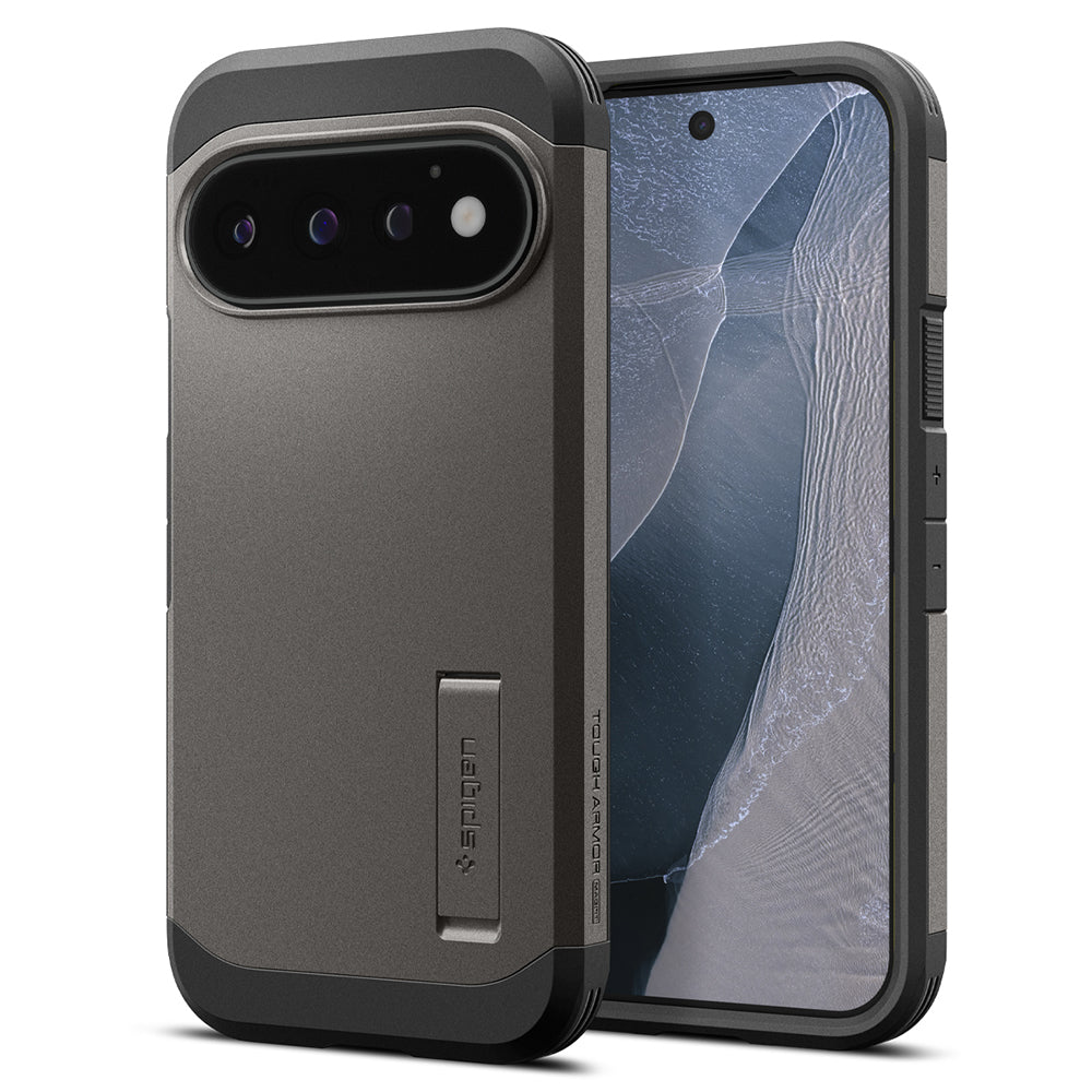 Husa de protectie Spigen Tough Armor compatibil cu Google Pixel 11 Pro, Gri