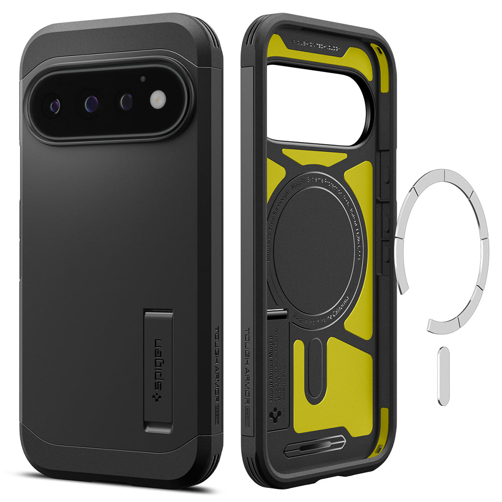 Husa de protectie Spigen Tough Armor compatibil cu Google Pixel 11 Pro, Negru