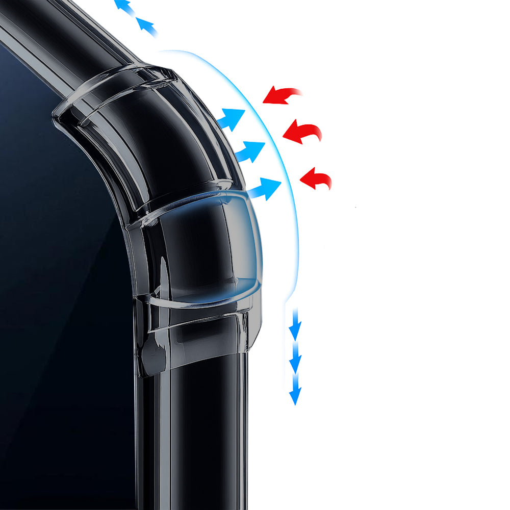 Husa de protectie Techsuit compatibil cu Honor 600 Smart, Negru Fumuriu