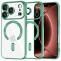 Husa de protectie Techsuit Luxury Crystal MagSafe compatibil cu iPhone 18 Pro Max / iPhone 17 Pro Max, Verde deschis