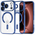 Husa de protectie Techsuit Luxury Crystal MagSafe compatibil cu iPhone 18 Pro Max / iPhone 17 Pro Max, Albastru