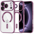 Husa de protectie Techsuit Luxury Crystal MagSafe compatibil cu iPhone 18 Pro / iPhone 17 Pro, Visiniu
