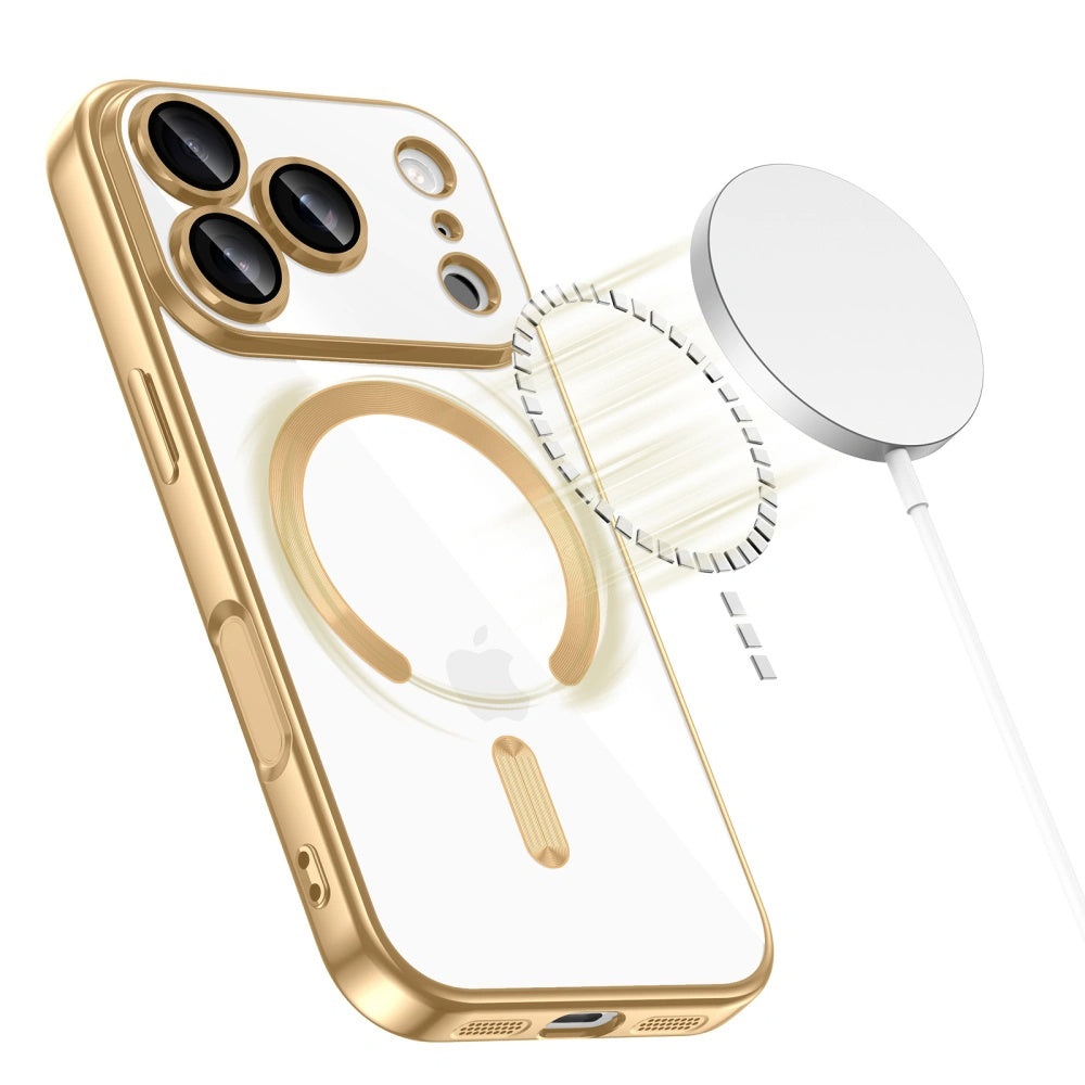Husa de protectie Techsuit Luxury Crystal MagSafe compatibil cu iPhone 18 Pro / iPhone 17 Pro, Negru